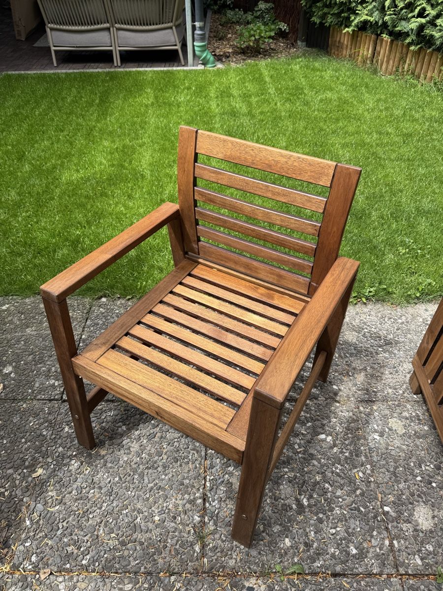 Ikea Tavoli: IKEA Holz-Gartentisch inkl. 3 Stühle – Usato da Cham venduto da GOLF2GL 7