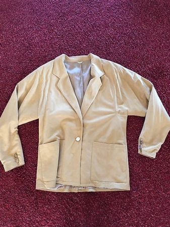 Jacke mit Wildledereffekt
