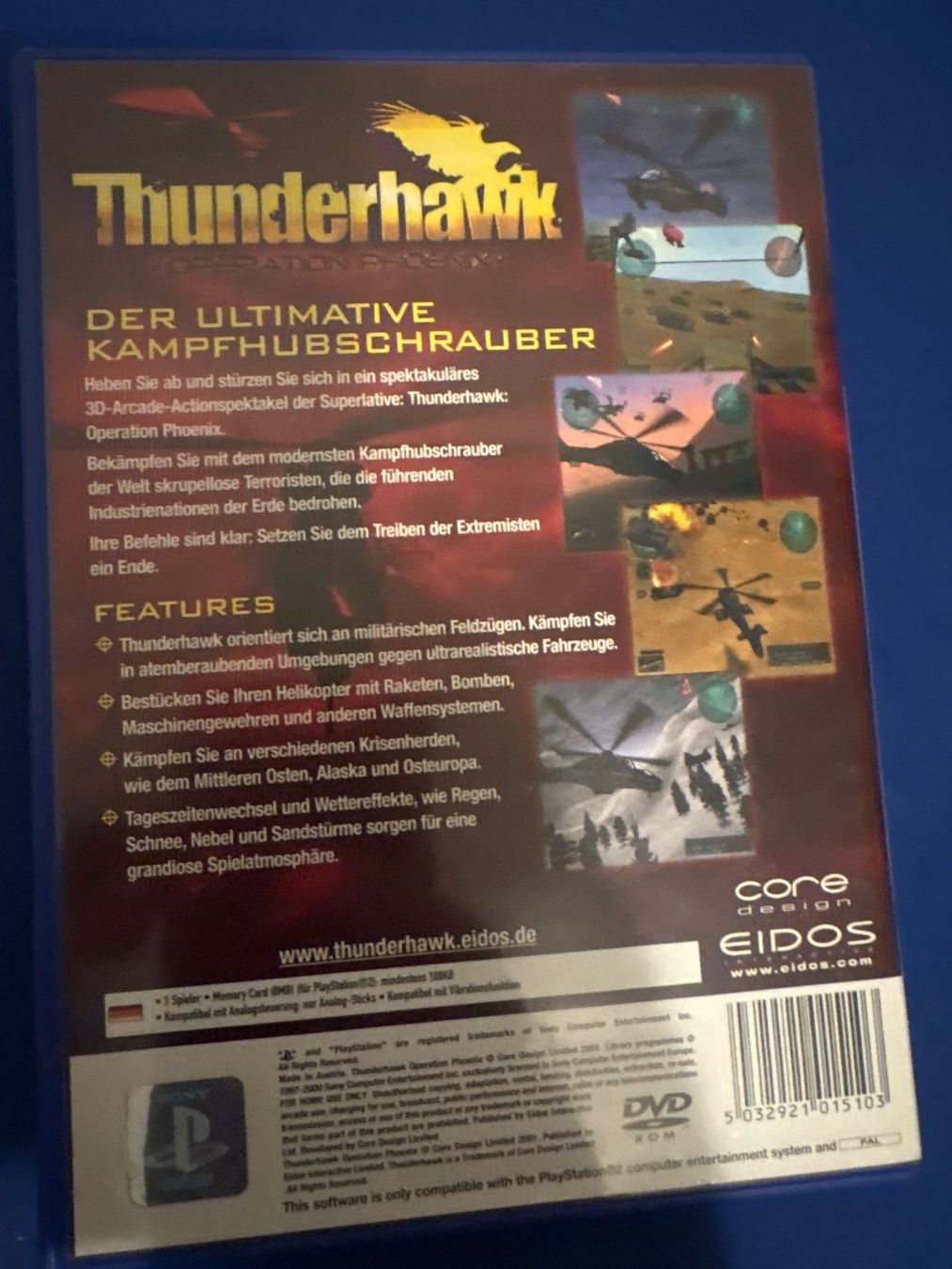 Sony Giochi: Thunderhawk Operation Phoenix - PS2 Spiel – Usato da Spreitenbach venduto da SwissTradeMan 1
