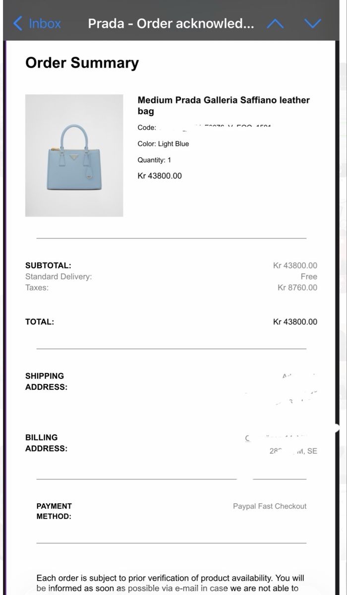 Prada Taschen für Damen: Prada Galleria Saffiano Leather Bag Medium Light Blue – Neu und originalverpackt aus Troistorrents von gen_55p7 1