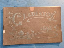 1898  GLADIATOR  FAHRRAD  BROCHURE  RARITAT  VINTAGE