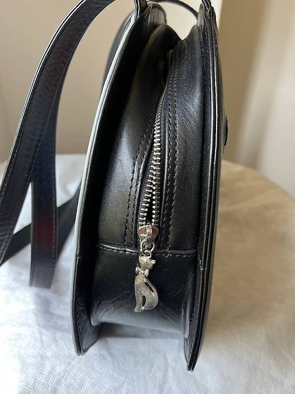 Taschen für Damen: Handtasche Leder bunt bemalt Einzelstück – Gebraucht aus Grindel von Rabru1107 4