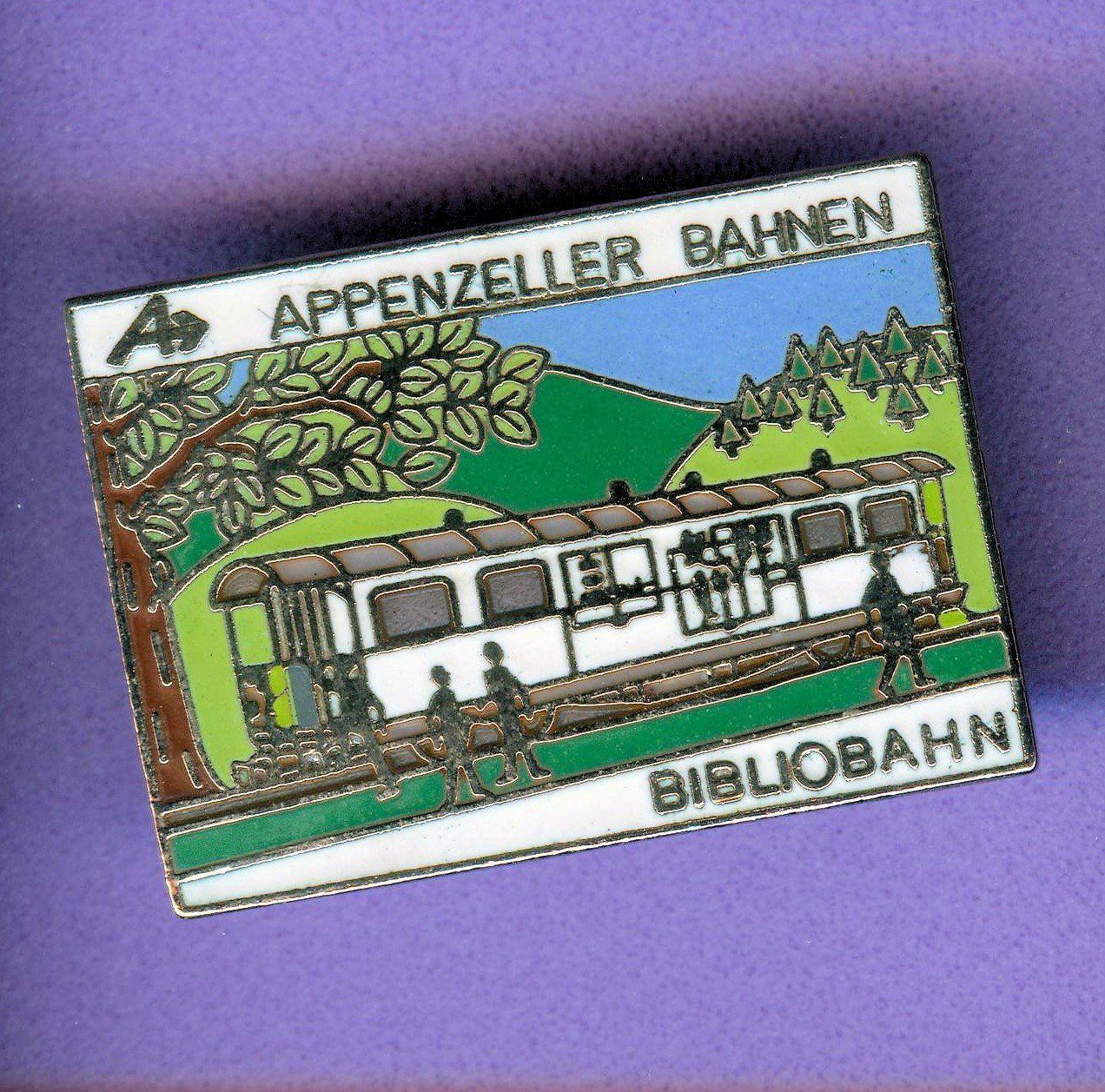 Placchette & Badge: APPENZELLER BAHNEN  BIBLIOBAHN – Usato da Winterthur venduto da Sammleroase