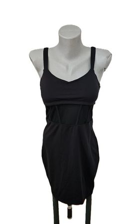 schwarzes Cocktail Kleid Gr. S (M) Schwarz sexy