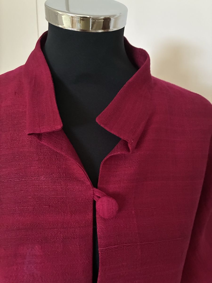 Giacche: Rohseidenbluse, Rohseidenblazer Gr. ca. 40 – Usato da Gränichen venduto da SabineZ01 1