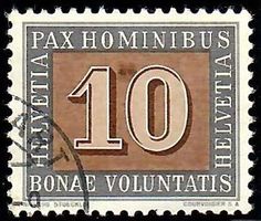 1945 10Rp. PAX mit Plattenfehler