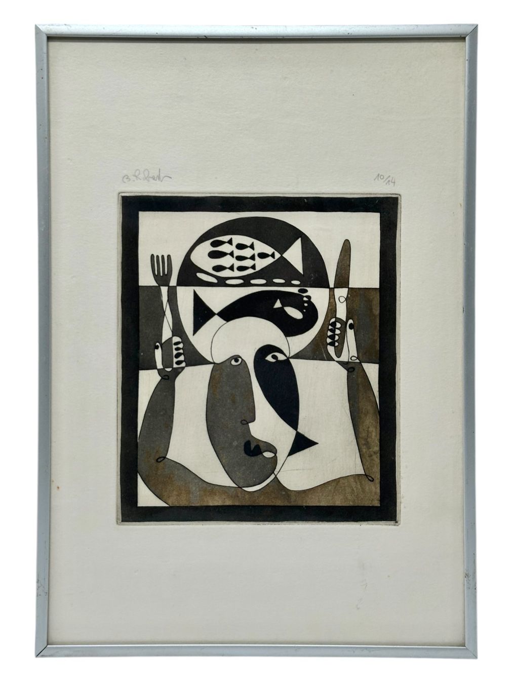 Stiche: ROBERT BONFIL - Gravure originale, numérotée 10/14 – Gebraucht aus Morges von 1tiquaire 6