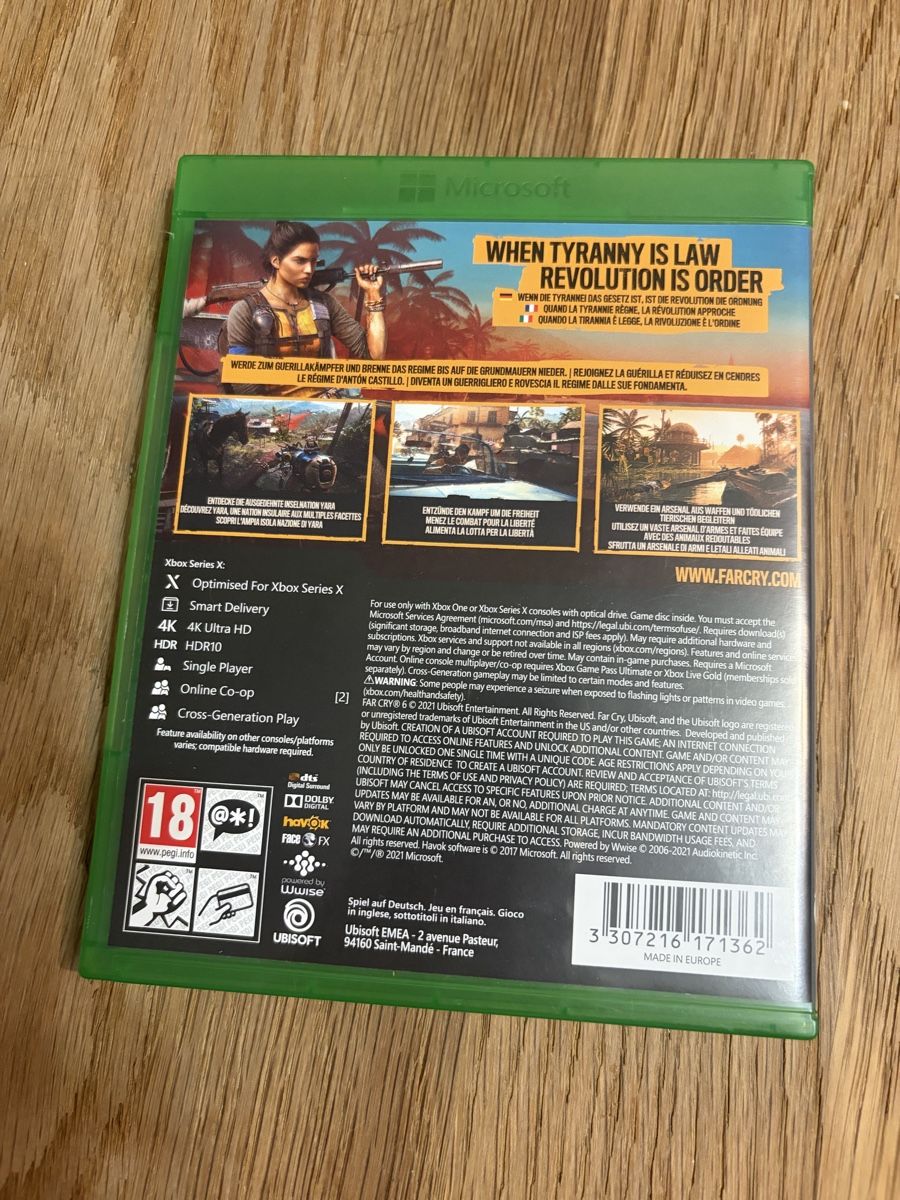 Giochi: xbox series x / xbox one game / Farcry 6 – Usato da Bern venduto da dalmaxxi 1