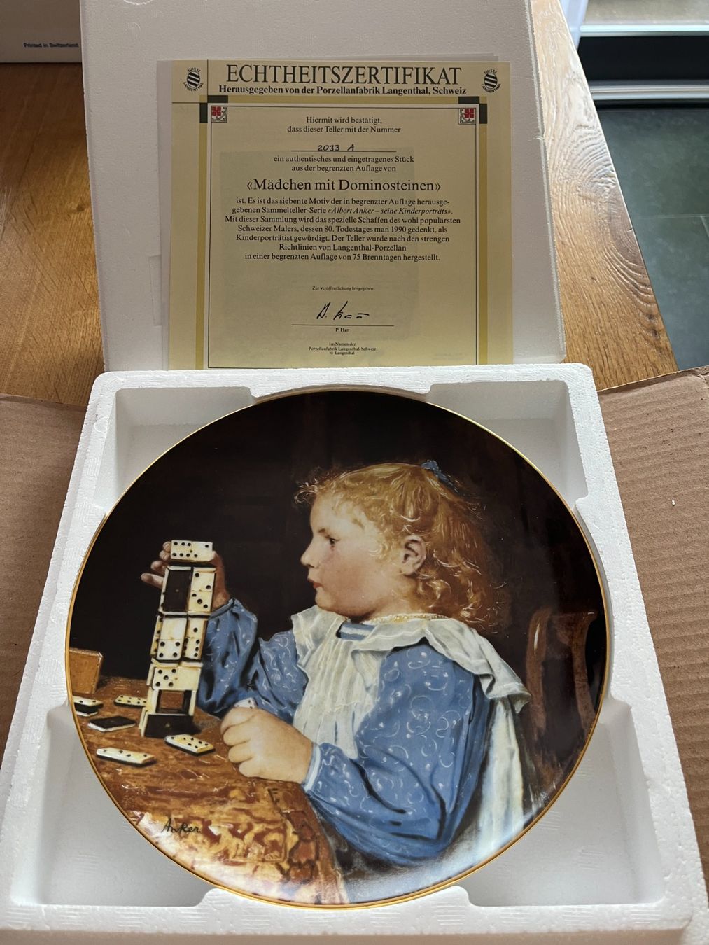 Teller: Porzellanteller Anker Kinder Langenthal – Neu und originalverpackt aus Flüh von fuchssa1 6