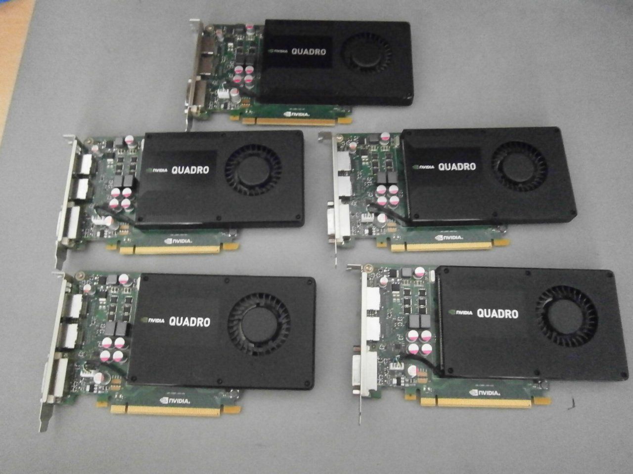 Nvidia Schede grafiche: Set-Preis: 5Stk NVIDIA Quadro K2000 2GB Grafikkarten – Usato da Goldach venduto da PhoenixSG
