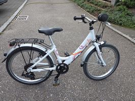 Puky Skyride Kinder Velo 20 Zoll weiss. gebraucht, gepflegt.