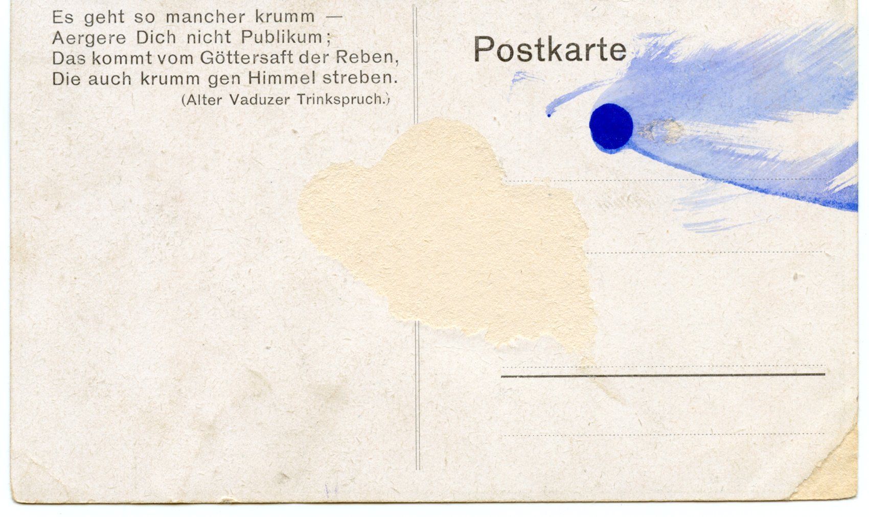 Cartoline postali: Vaduz im Sauser Stadium – Usato da Ruggell venduto da spalkur42 1