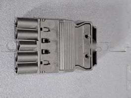 Connecteur multipolaire 4 pôles - Connecteur noir neuf