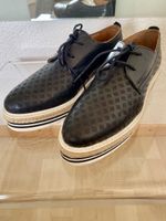 Schuhe, dunkelblau, Gr. 39, Plateau, Sommer-Look, Top!