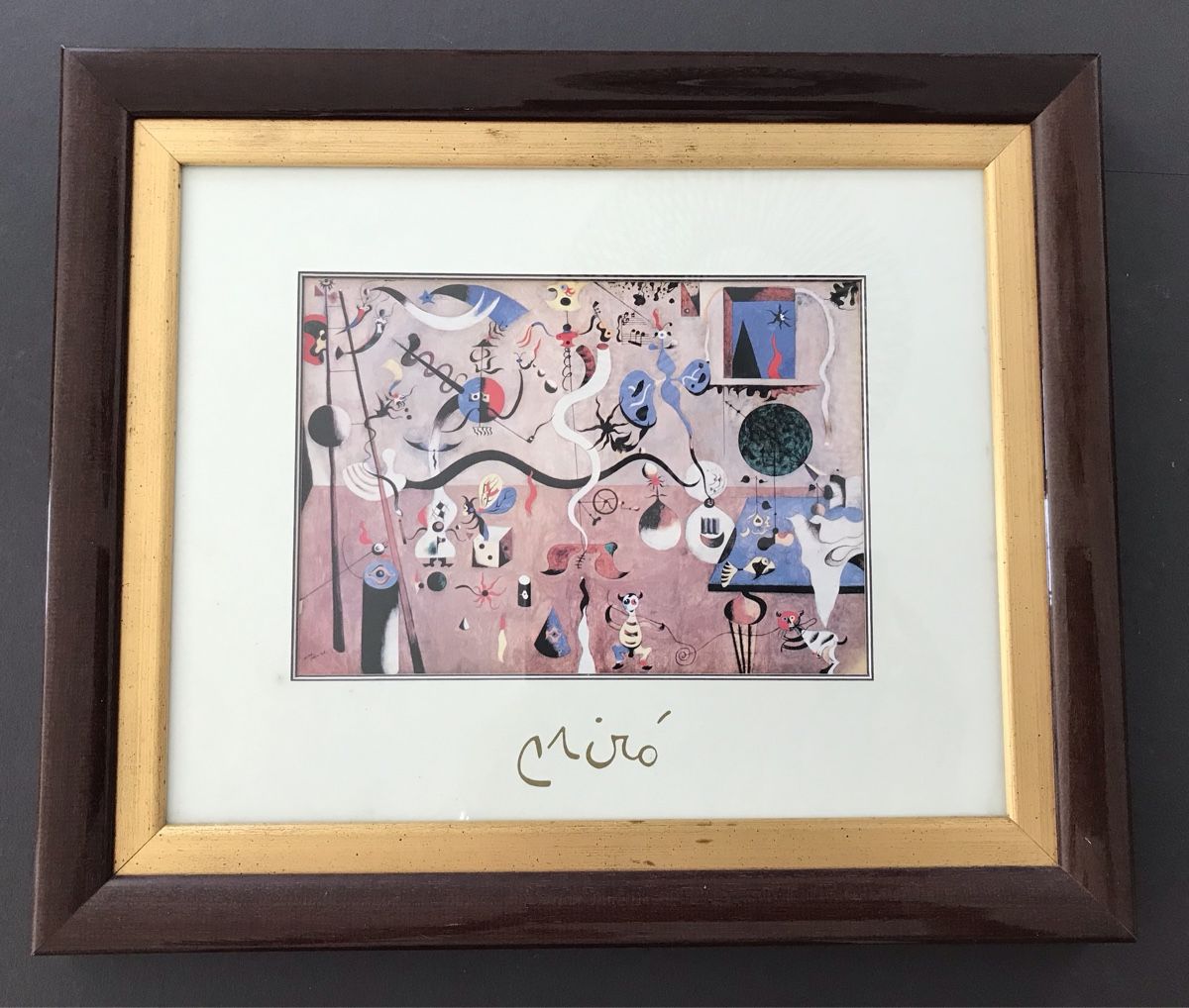 Grafica & Litografie: Tableau Miro repro - Cadre inclus – Usato da Penthaz venduto da Petrus45 1