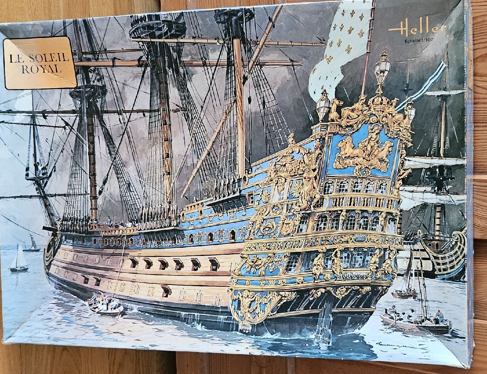Heller Kit di modellismo & Modellini statici: Heller Bausatz 'Le Soleil Royal' Massstab 1:100 – Usato da Uster venduto da CosyBlue