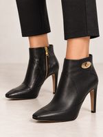 neue Mulberry Stiefelette 39 Leder schwarz 10cm Neupreis 785