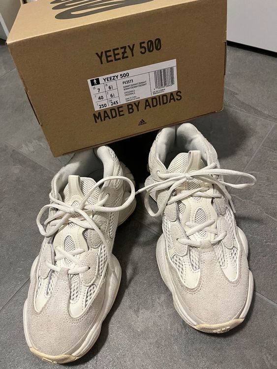 Adidas yeezy 500 bone white clearance 40