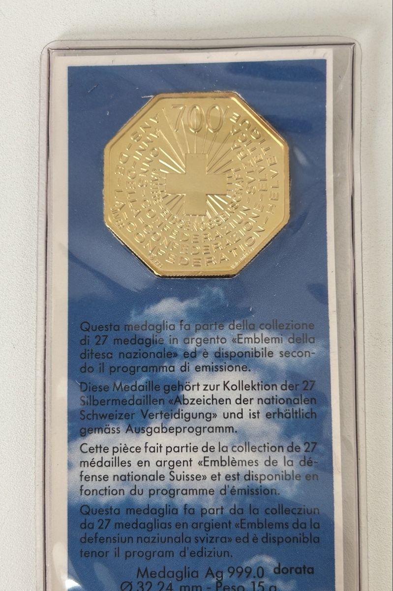 Medaillen: Medaille 700 Jahre Schweizer Eidgenossenschaft – Neu (gemäss Beschreibung) aus Zürich von Mary8044
