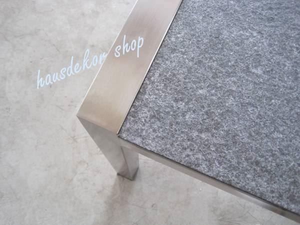Tavoli: Edelstahl  GRANITTISCH 220 cm ab Lager – Nuovo e nell'imballaggio originale da Dietikon venduto da Baedershop24 6