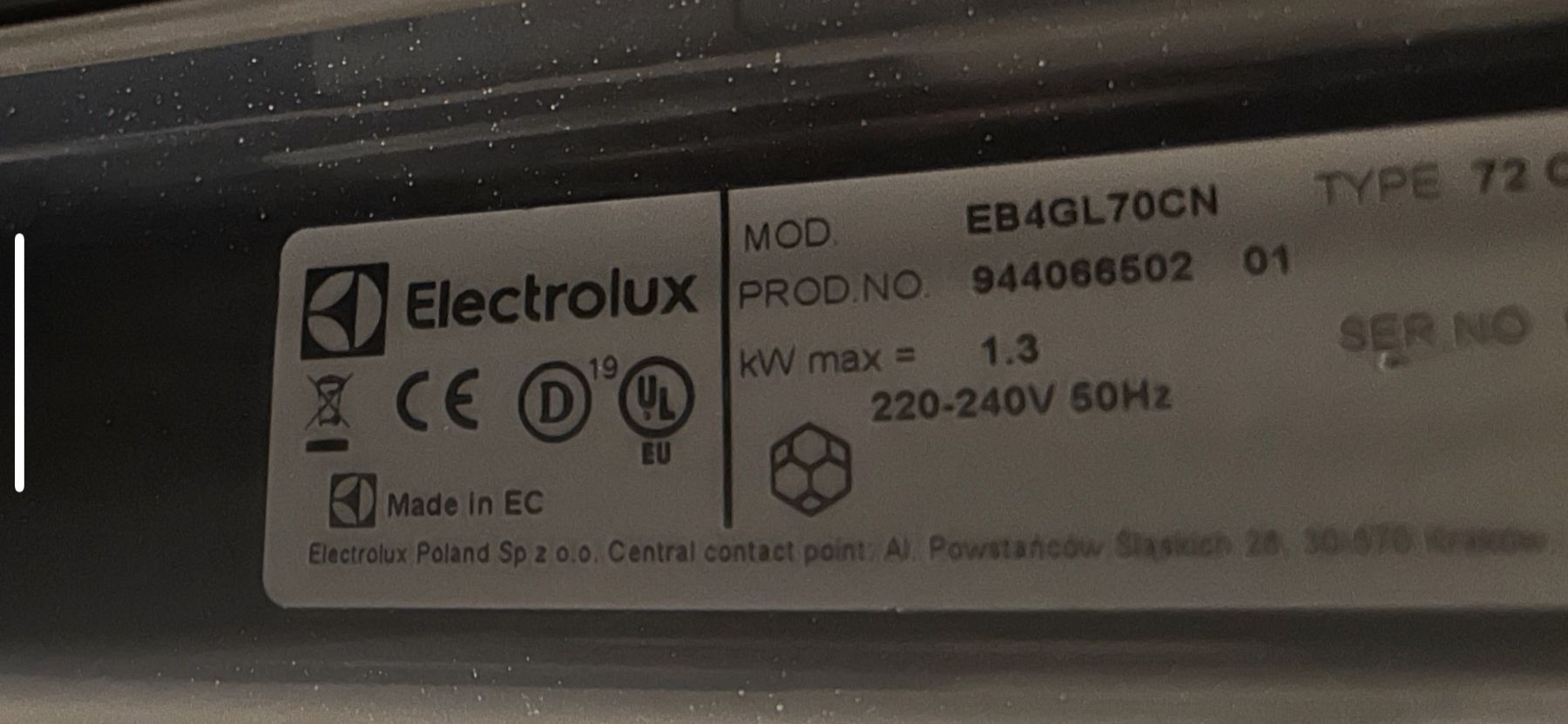 Electrolux Elettrodomestici da cucina: Electrolux Steamer – Usato da Zürich venduto da Barca10 3