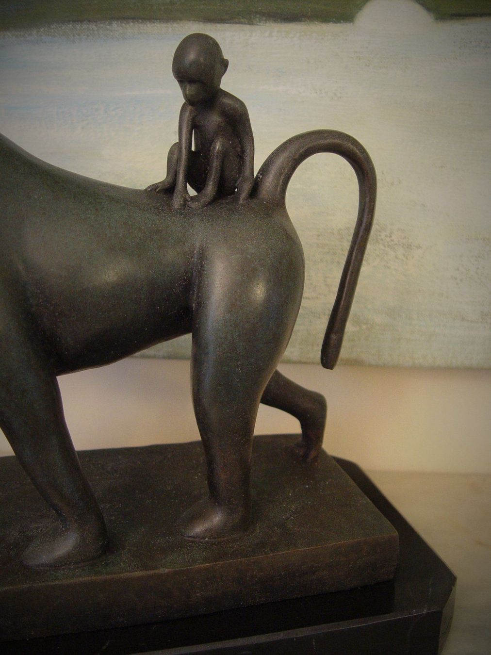 Skulpturen & Statuen: Grosse Bronze Skulptur – Gebraucht aus Rotkreuz von Dobermann5 4