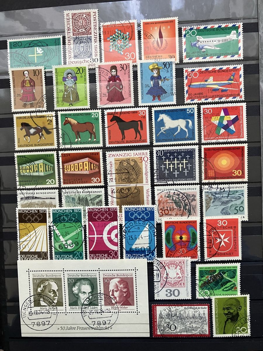Tutti i francobolli: Deutschland 1966-20.06.72 komplett 6s – Usato da Cham venduto da Diablo1232 2