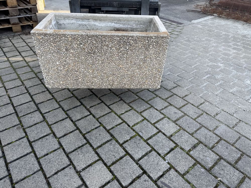 Blumenkubel Aus Waschbeton