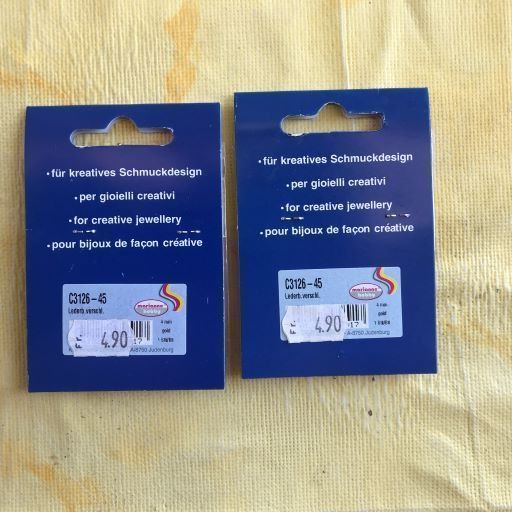 Placchette & Badge: LOT LEDERB.VERSCHLUSS GOLD – Nuovo e nell'imballaggio originale da Ostermundigen venduto da Wyatt-Earp 1