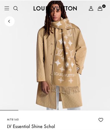 Louis Vuitton Schal Essential Shine top , Winter