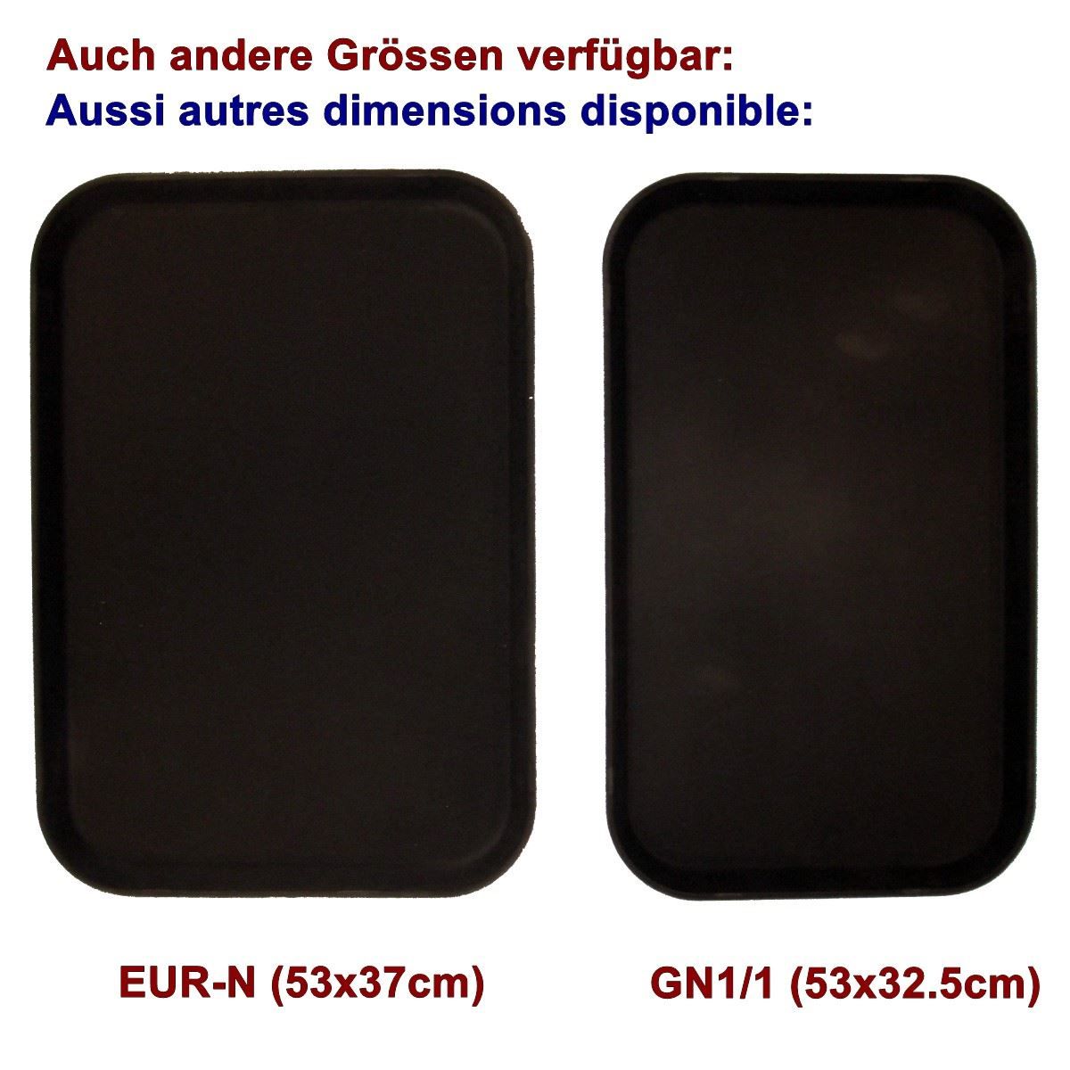 Piatti di portata: Serviertablett, Antirutsch eckig,53x32.5 – Nuovo e nell'imballaggio originale da Wettingen venduto da kochshop 3