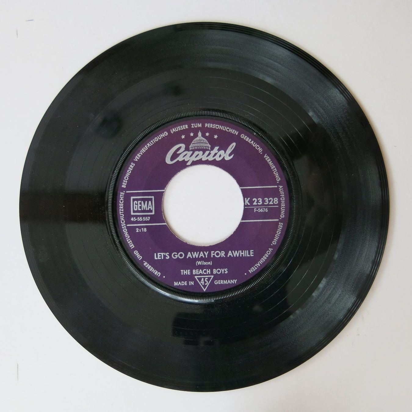 Dischi in vinile: Vinyl-Single 7" The Beach Boys – Usato da Bözen venduto da Keramik22 3