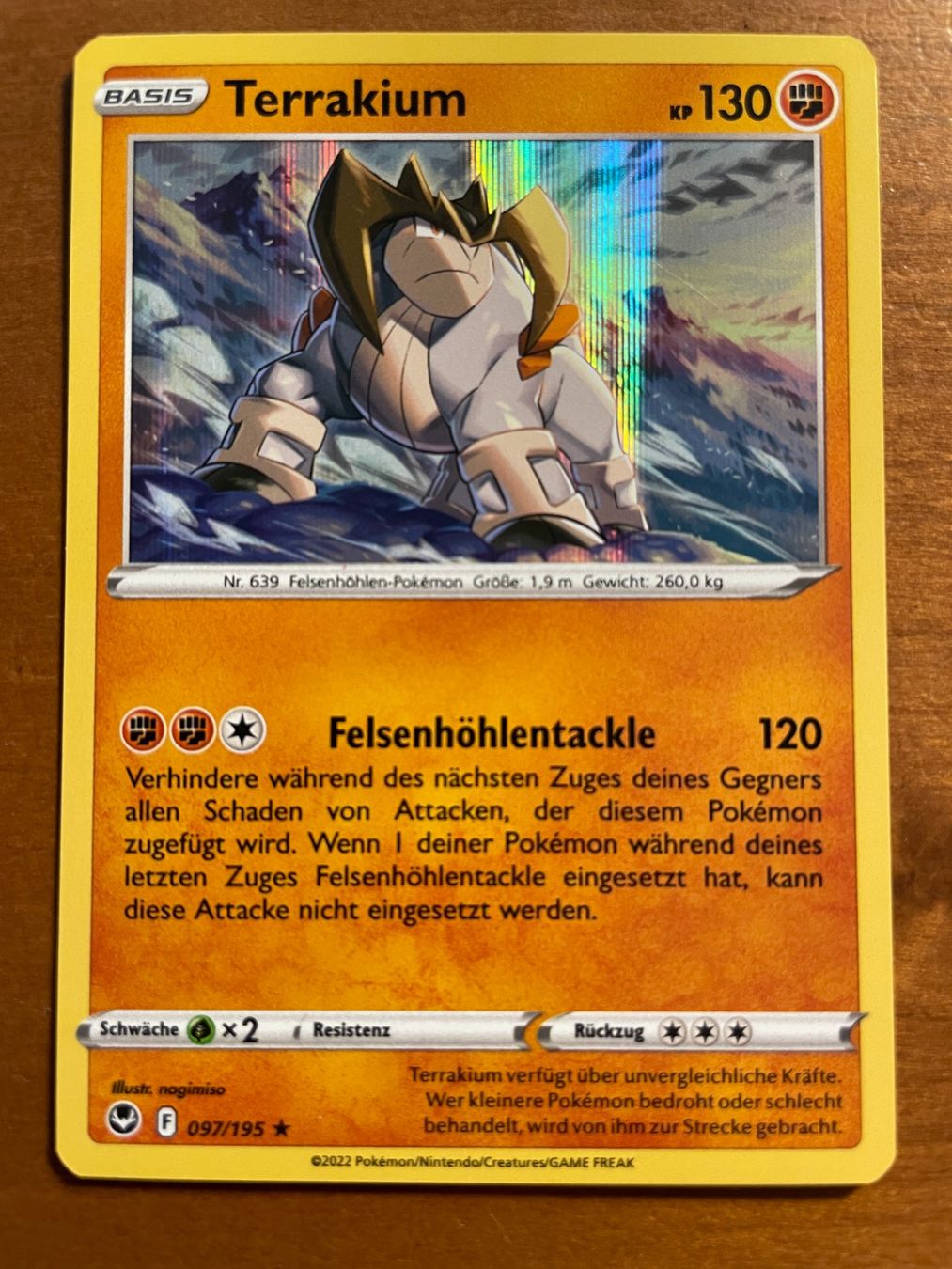 Pokémon Carte collezionabili: Pokemon Terrakium Holo (Versand gratis) – Nuovo (secondo la descrizione) da Chur venduto da Angerson