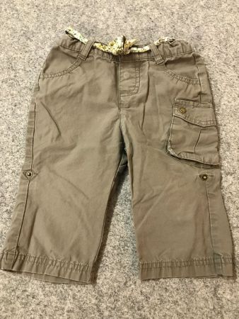 Süsse Mädchen Stoffhose Gr.71cm Cargohose beige Frühling