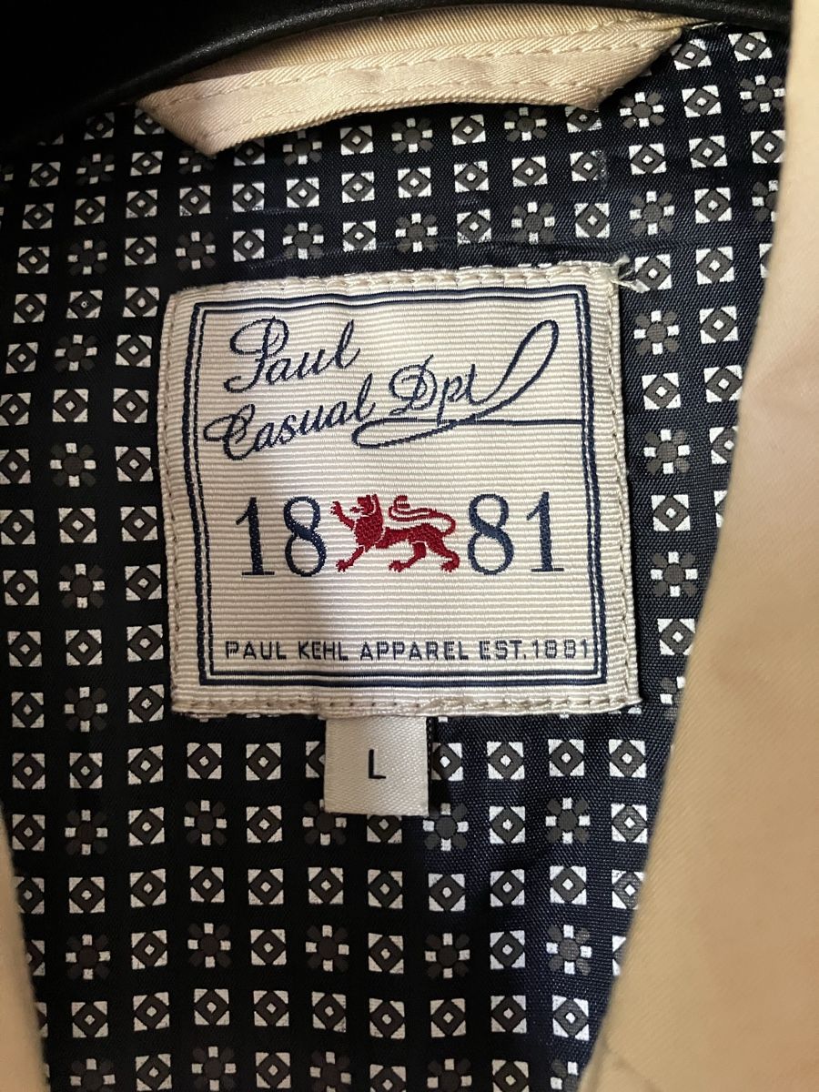 Paul Kehl Cappotti: Herrentrenchcoat Paul Kehl beige – Usato da Büsserach venduto da JNW013 4