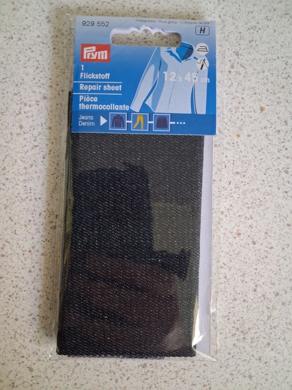 Tissus: Prym Flickstoff Jeans schwarz – Neuf avec emballage d'origine à Dietlikon par Sombi94