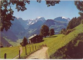 Braunwald, Blick gegen Tödikette, gelaufen 1978