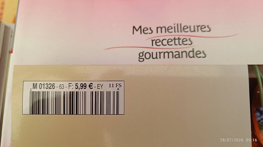Libri: Mes meilleures recettes gourmandes  – Usato da Ecublens VD venduto da Tompouce69 4