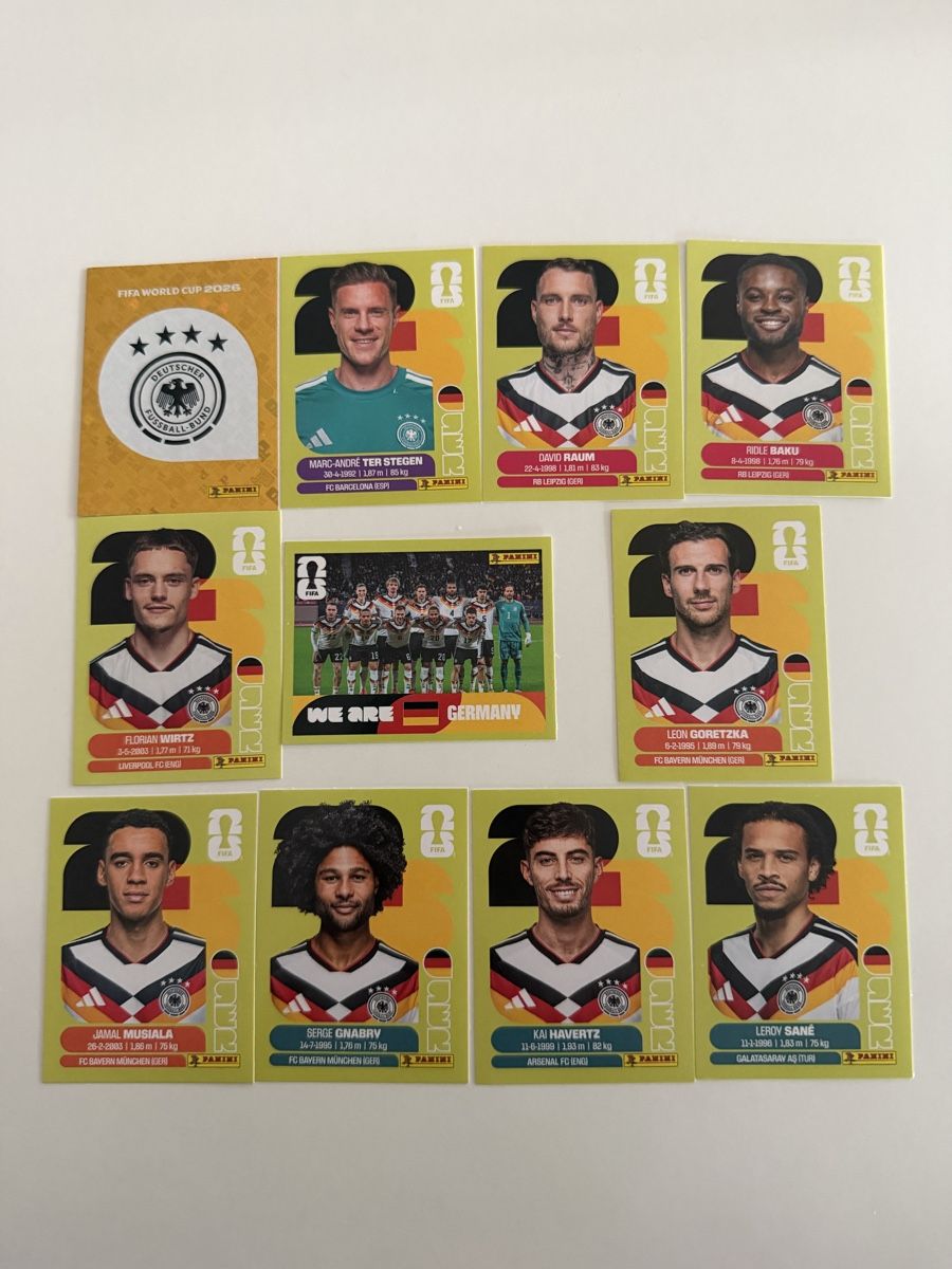 Panini Carte collezionabili: Panini WM 2026  Deutschland Sticker – Nuovo (secondo la descrizione) da Bad Zurzach venduto da FD_9520