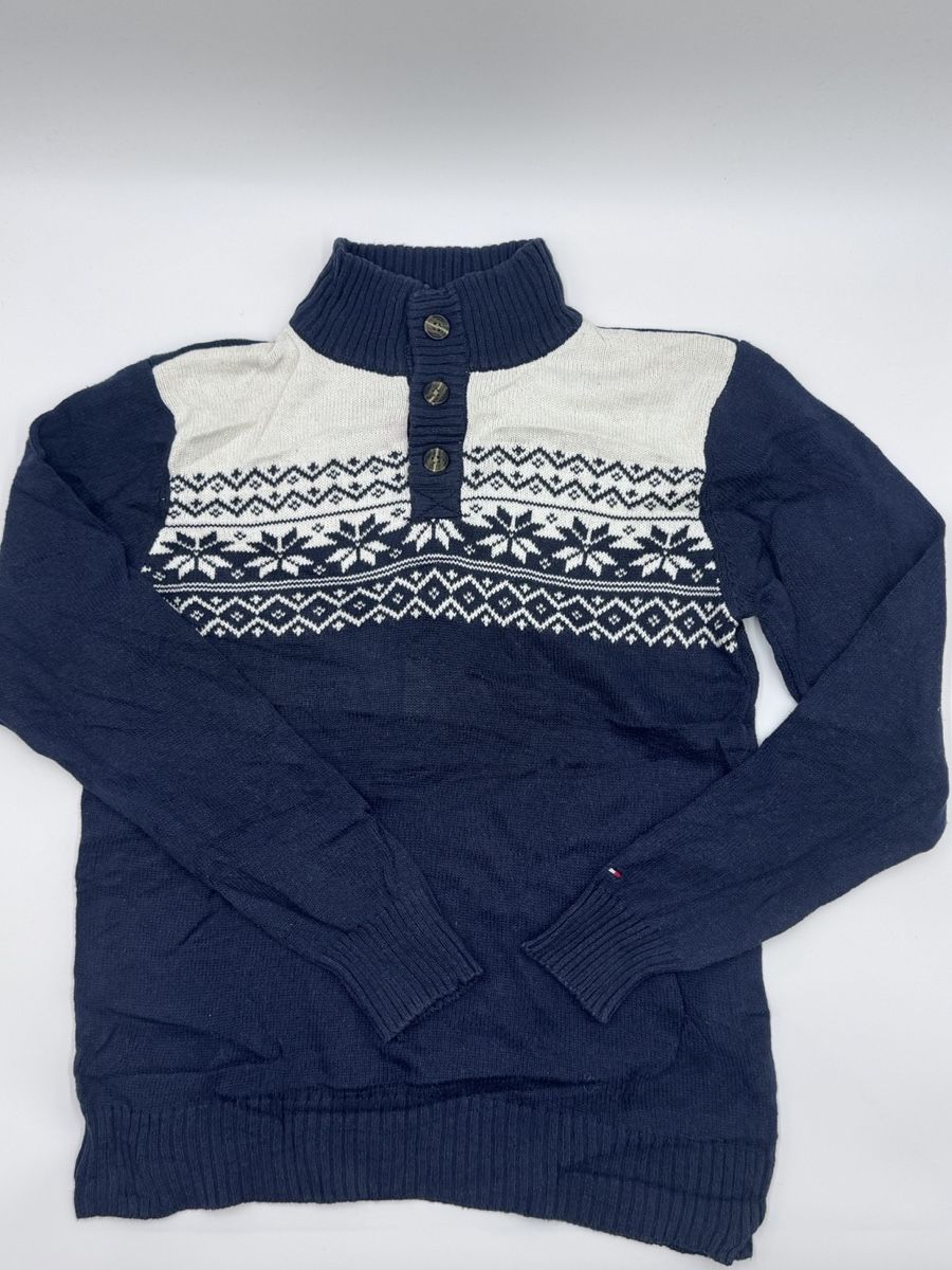 Tommy Hilfiger Maglioni & Felpe: Tommy Hilfiger Strickjacke mit Norwegermuster, Grösse L – Usato da Arnegg venduto da PascalHelfenberger