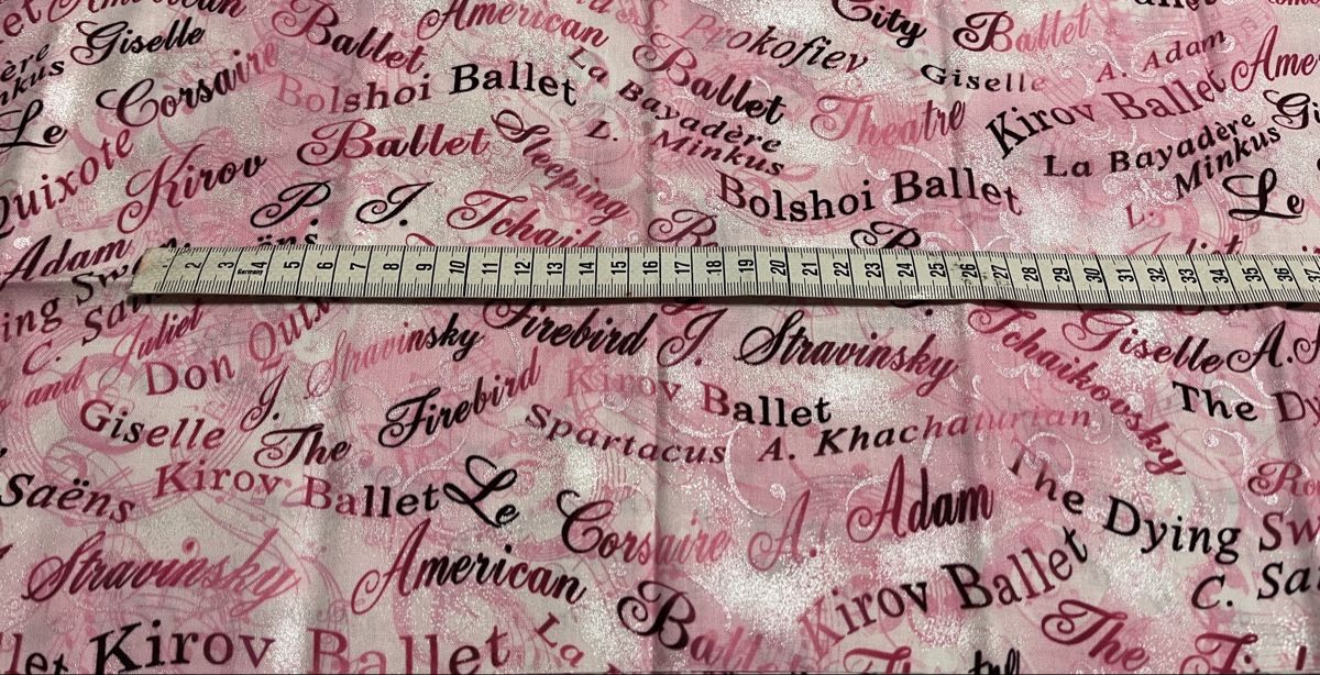 Tessuti: Patchworkstoffe Ballet 7 FQ rosatöne-silber – Nuovo (secondo la descrizione) da Seuzach venduto da KreativmitStoff 1