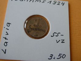 Lettland 1924, 1 Santims