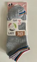 3 X SOCKEN / SNEAKER-, DAMENSOCKEN - GRÖSSE 35/40 - NEU