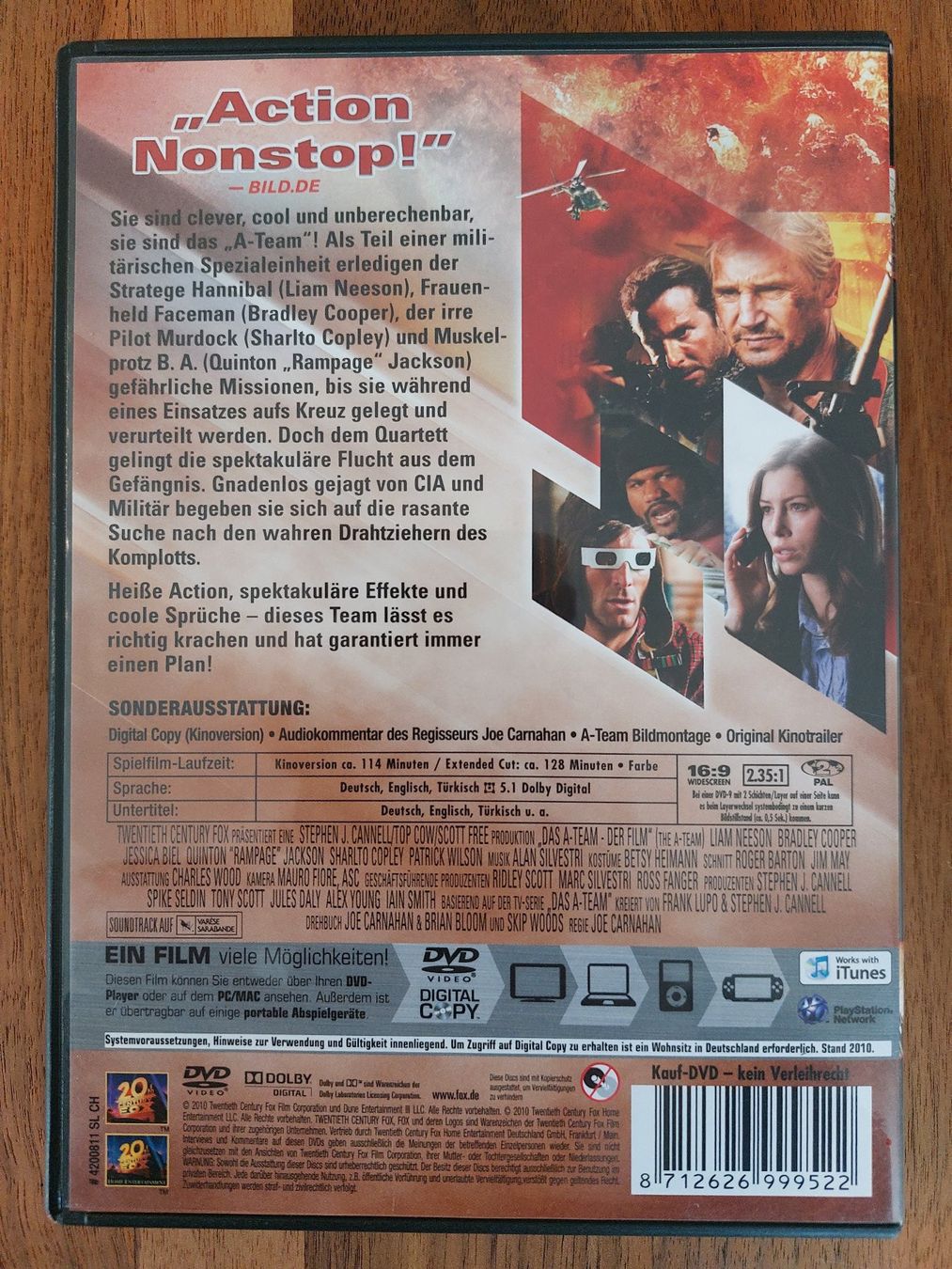 Tutti i DVDs: DVD - Das A-Team mit Liam Neeson – Usato da Rheinfelden venduto da FilmAuktion 1