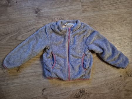 Flauschijaccc / Fleecejacke impidimpi grau Grösse 98
