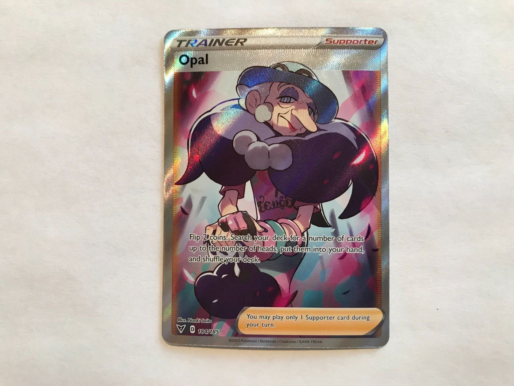 Pokémon Carte collezionabili: Trainer Opal FullArt EN – Nuovo (secondo la descrizione) da Hagendorn venduto da Pokecollectorch 1