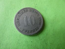 Dt. Reich 1899 F, 10 Pfennig