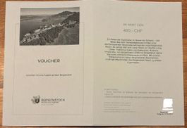 Bürgenstock Resort Gutschein CHF 400.- 