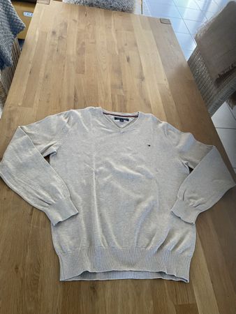 Tommy Hilfiger Pullover V-Ausschnitt beige Grösse L