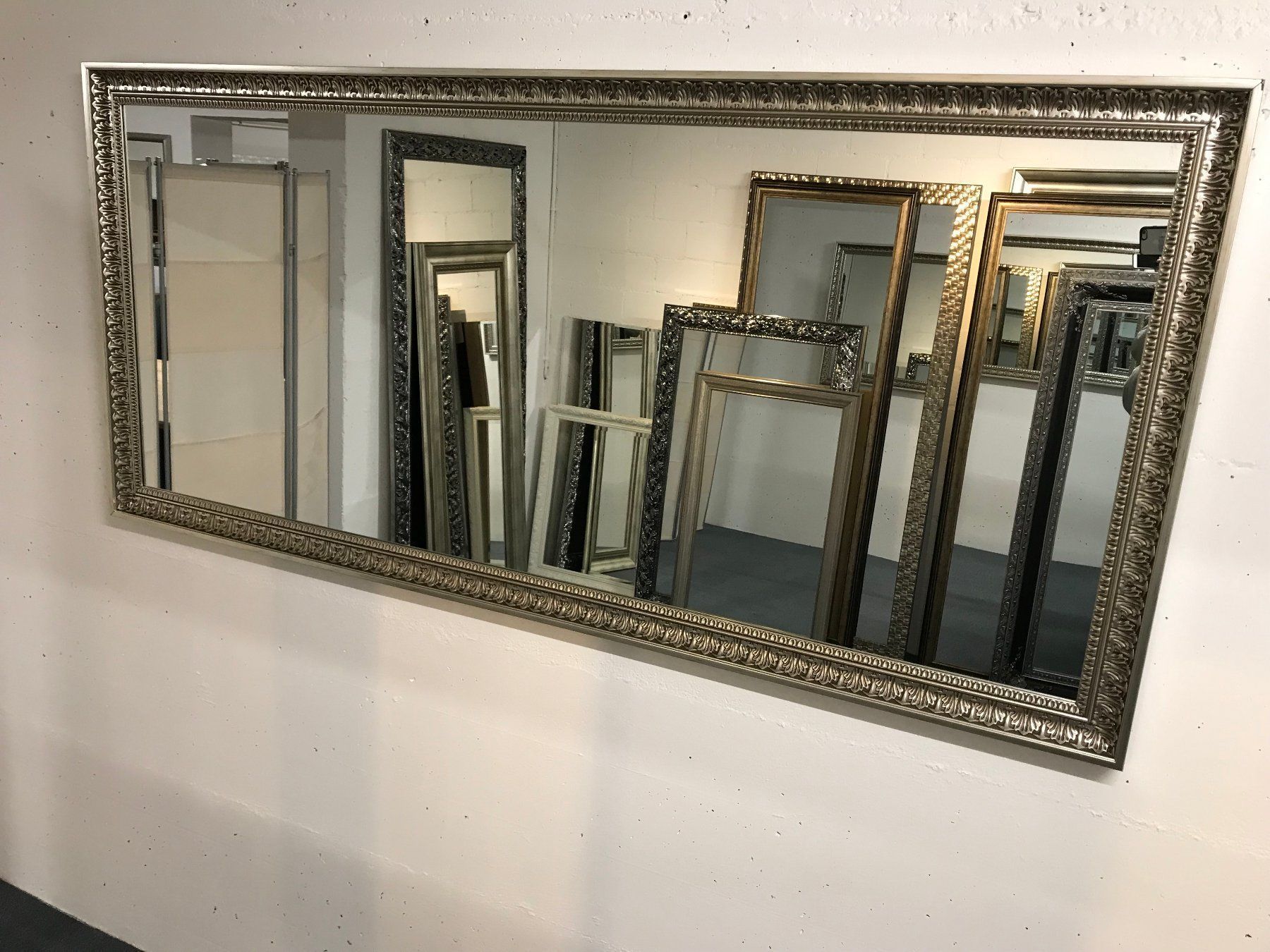 Spiegel: Spiegel ANNOUK Rahmen silber 83 x 113 cm – Neu (gemäss Beschreibung) aus Unterentfelden von moebelrufli